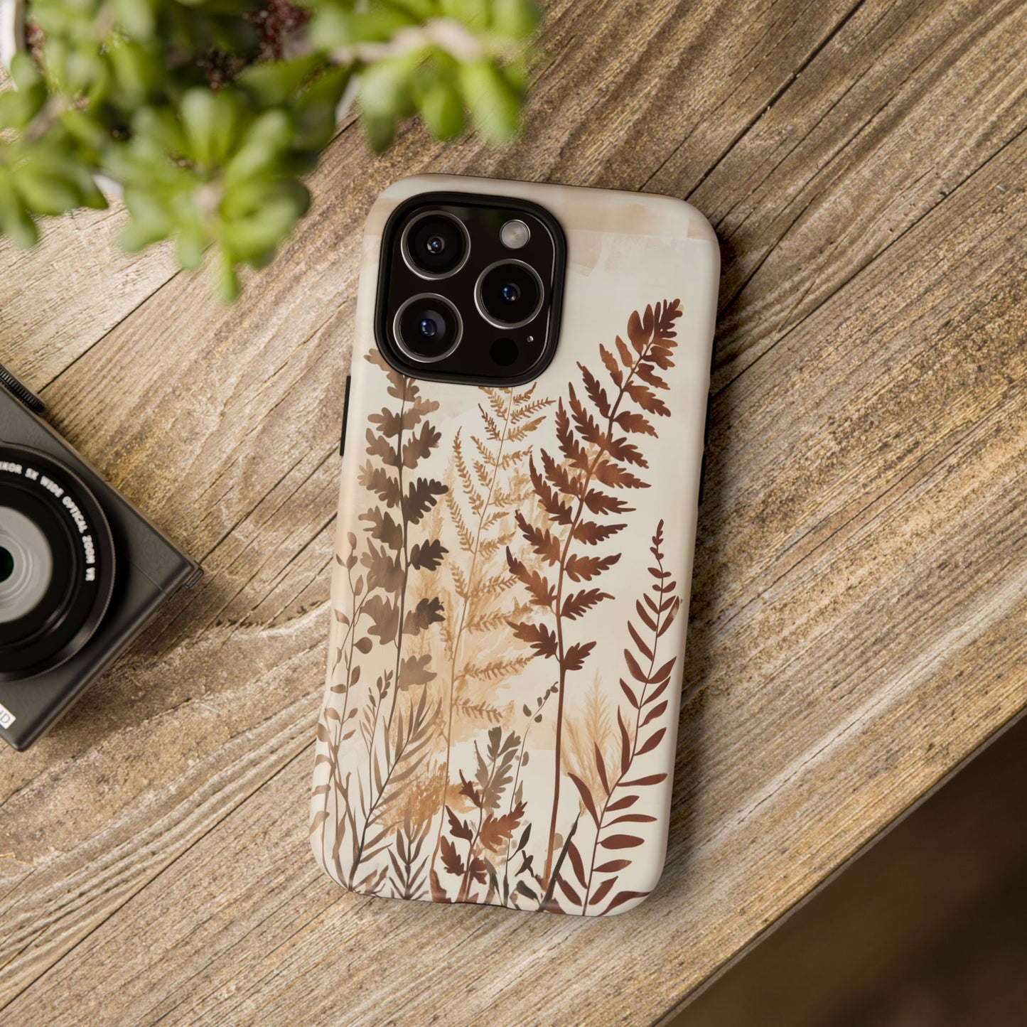 iphone case Rustic Fern Serenity