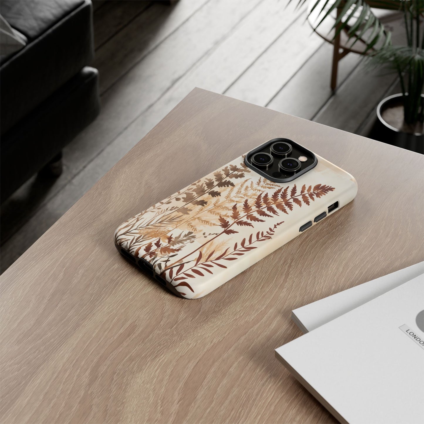 iphone case Rustic Fern Serenity