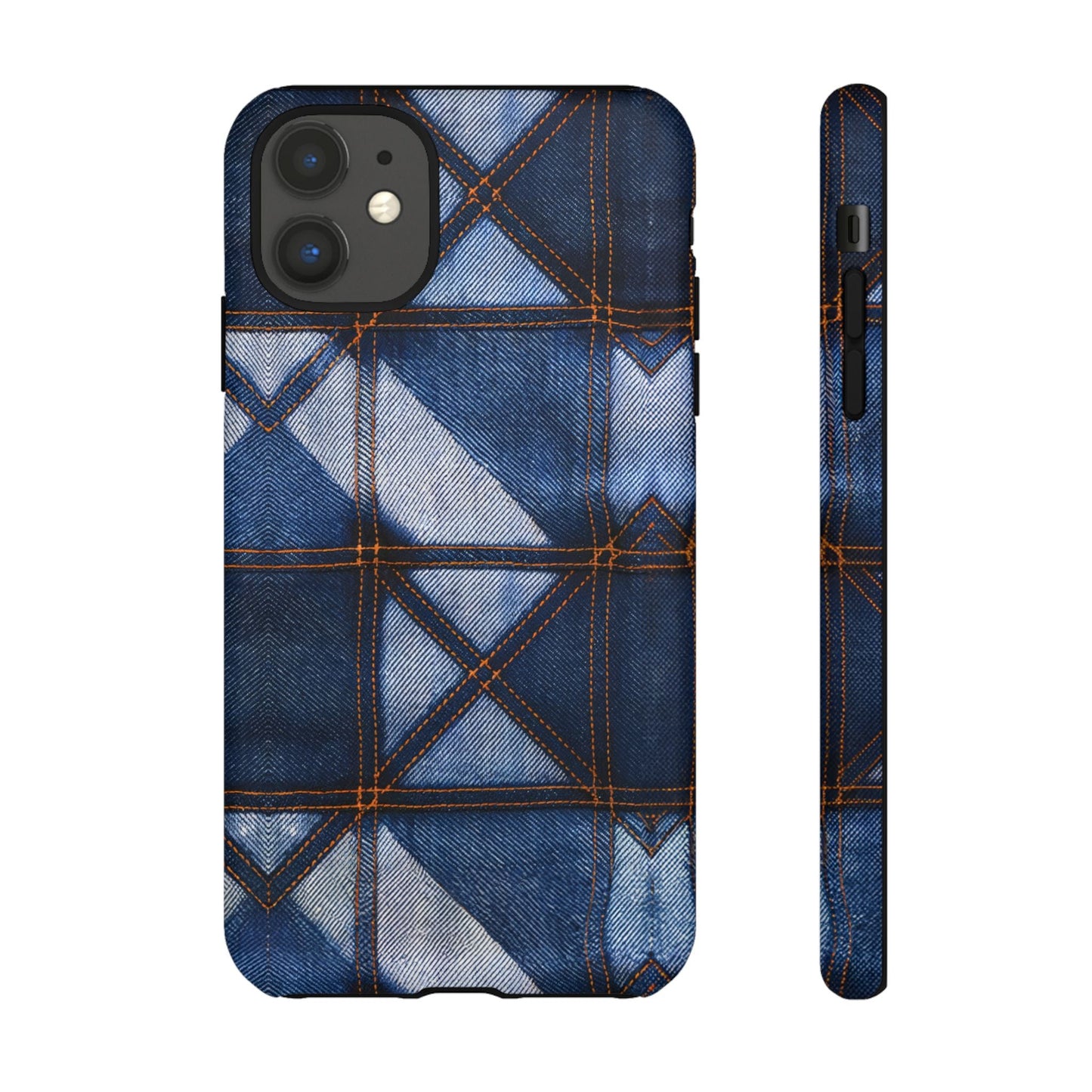 iphone case Rustic Stitch Denim iPhone 11