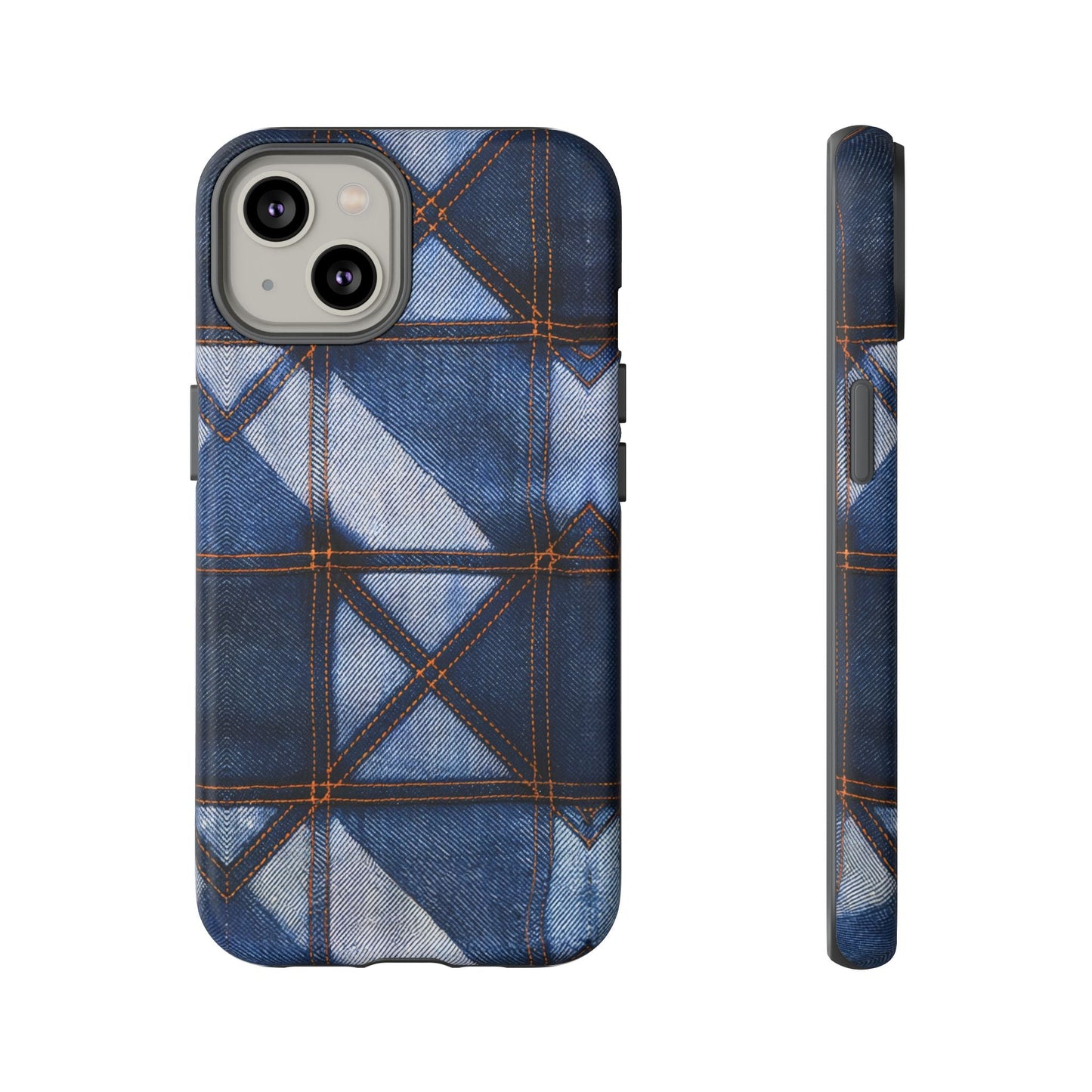 iphone case Rustic Stitch Denim iPhone 14