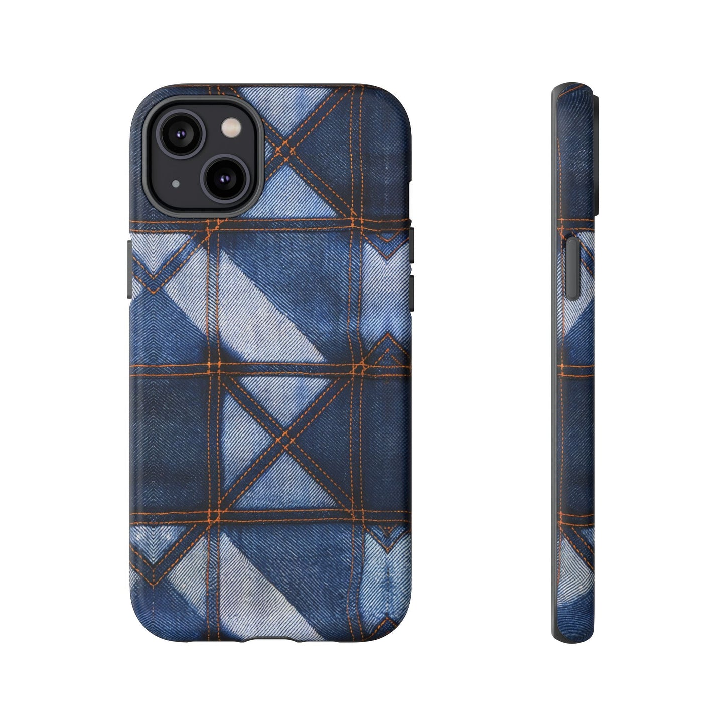 iphone case Rustic Stitch Denim iPhone 14 Plus