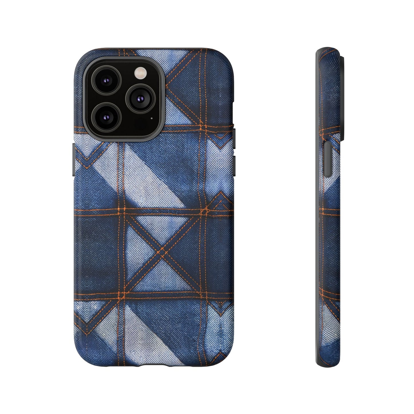 iphone case Rustic Stitch Denim iPhone 14 Pro Max