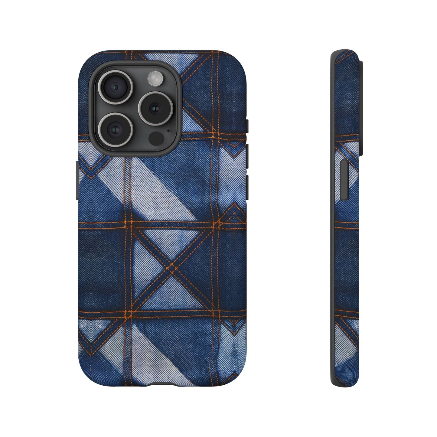 iphone case Rustic Stitch Denim iPhone 15 Pro