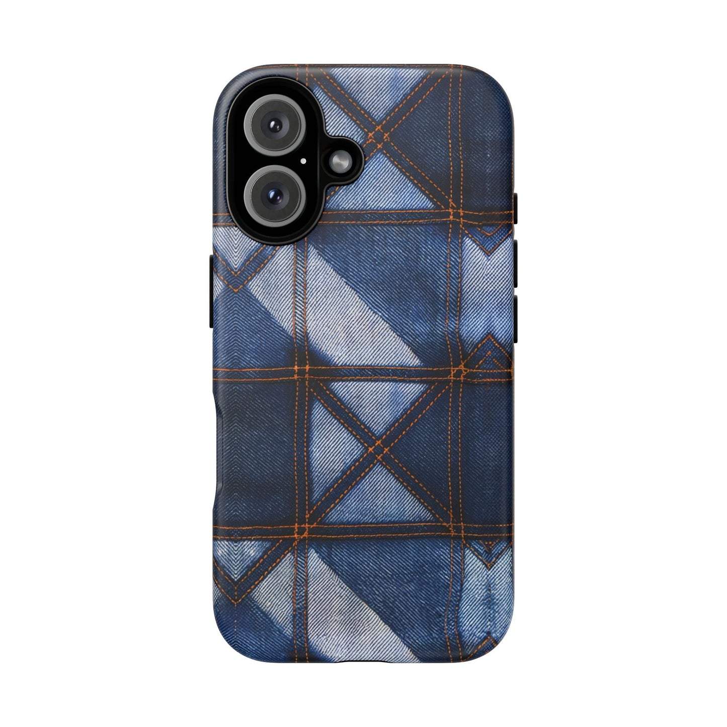 iphone case Rustic Stitch Denim iPhone 16