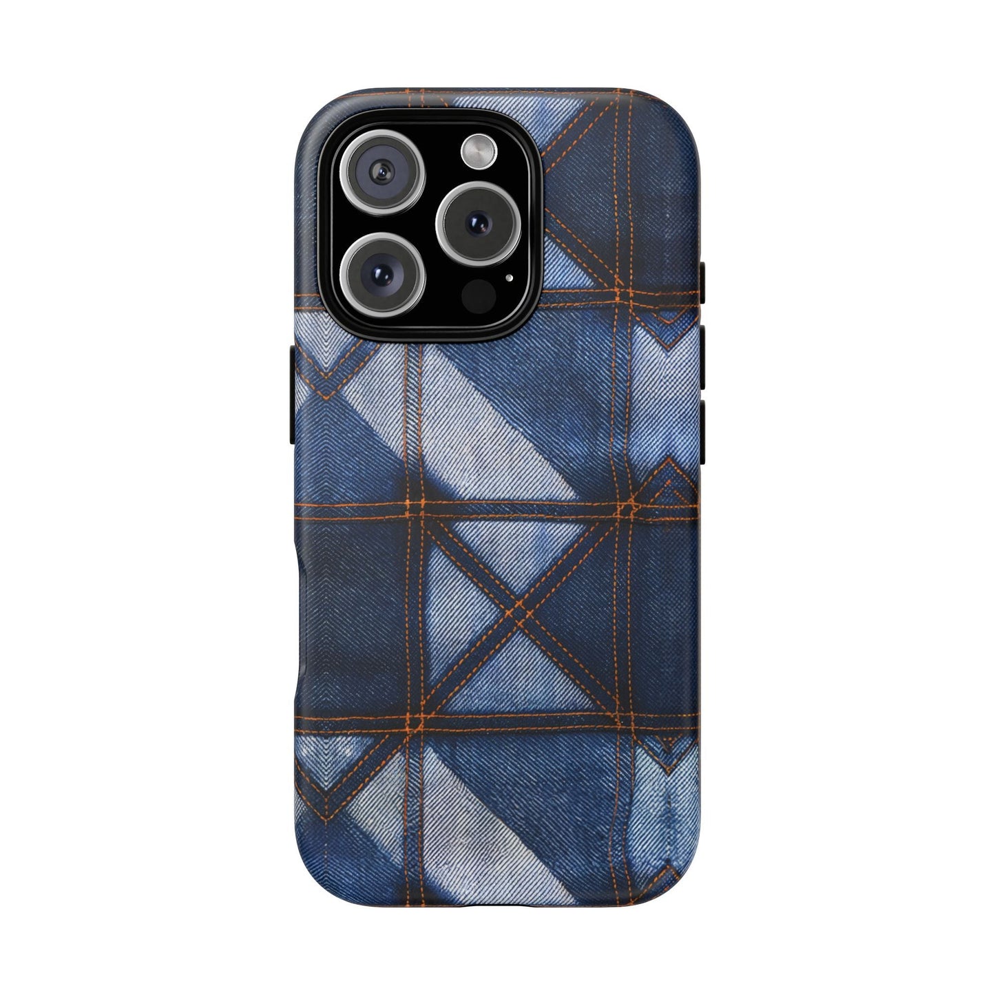 iphone case Rustic Stitch Denim iPhone 16 Pro