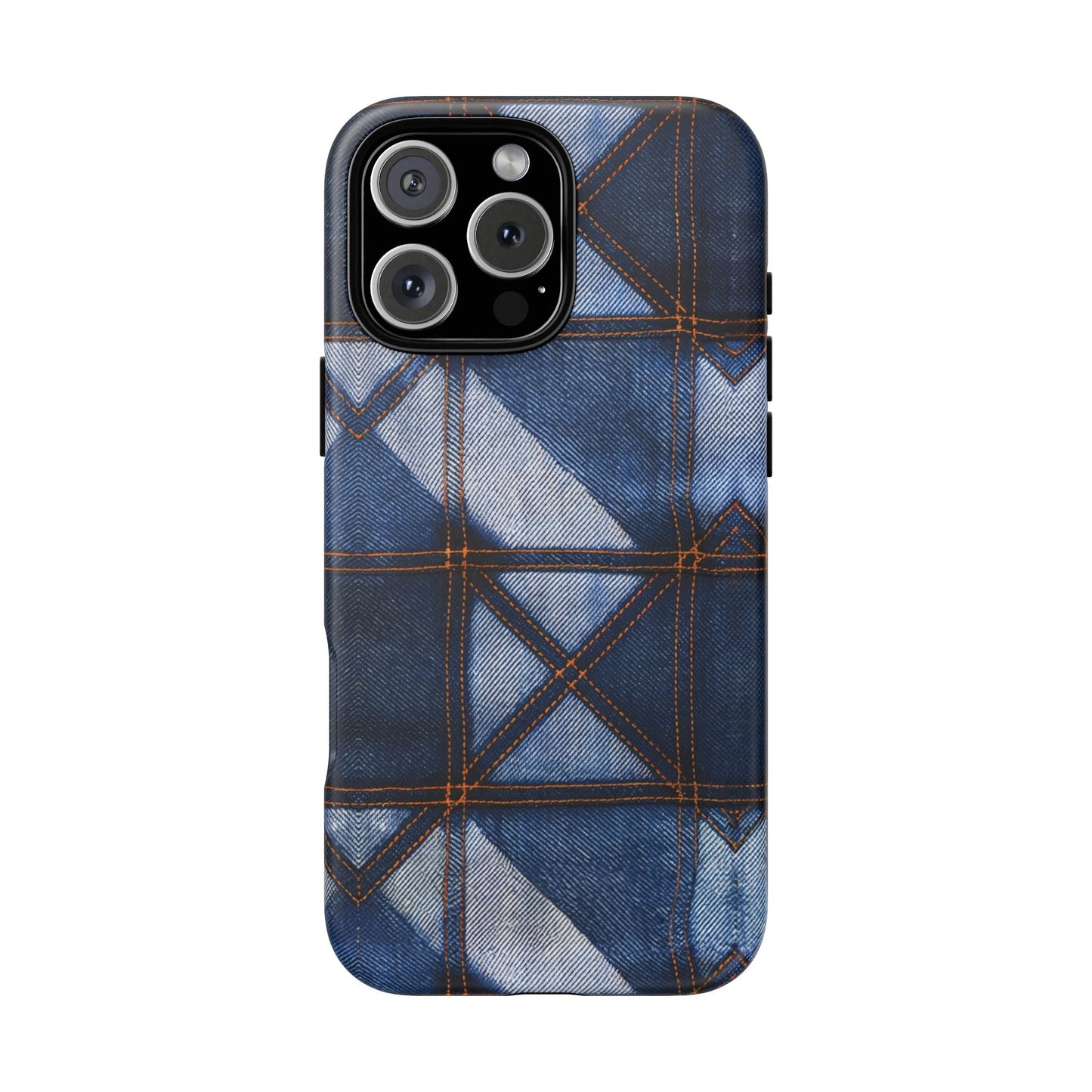 iphone case Rustic Stitch Denim iPhone 16 Pro Max