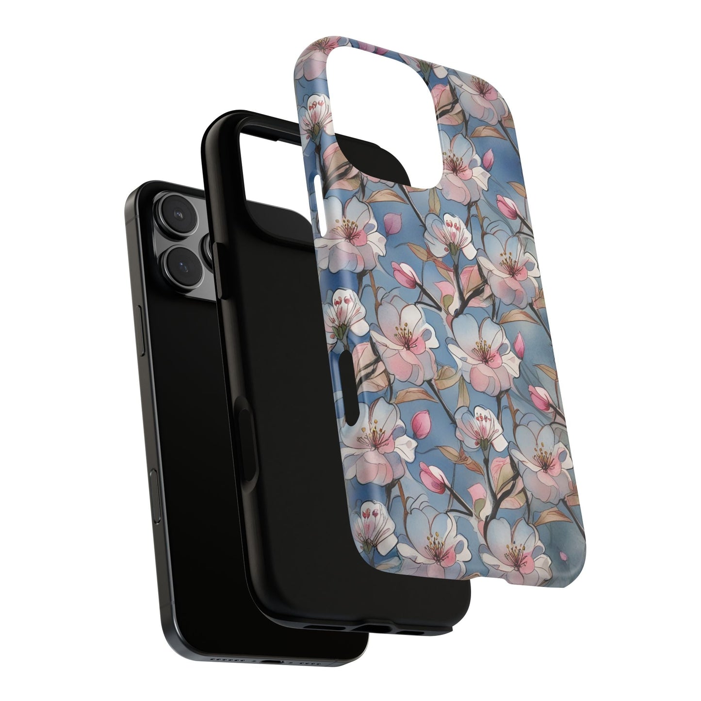 iphone case Sakura Blue Blossoms