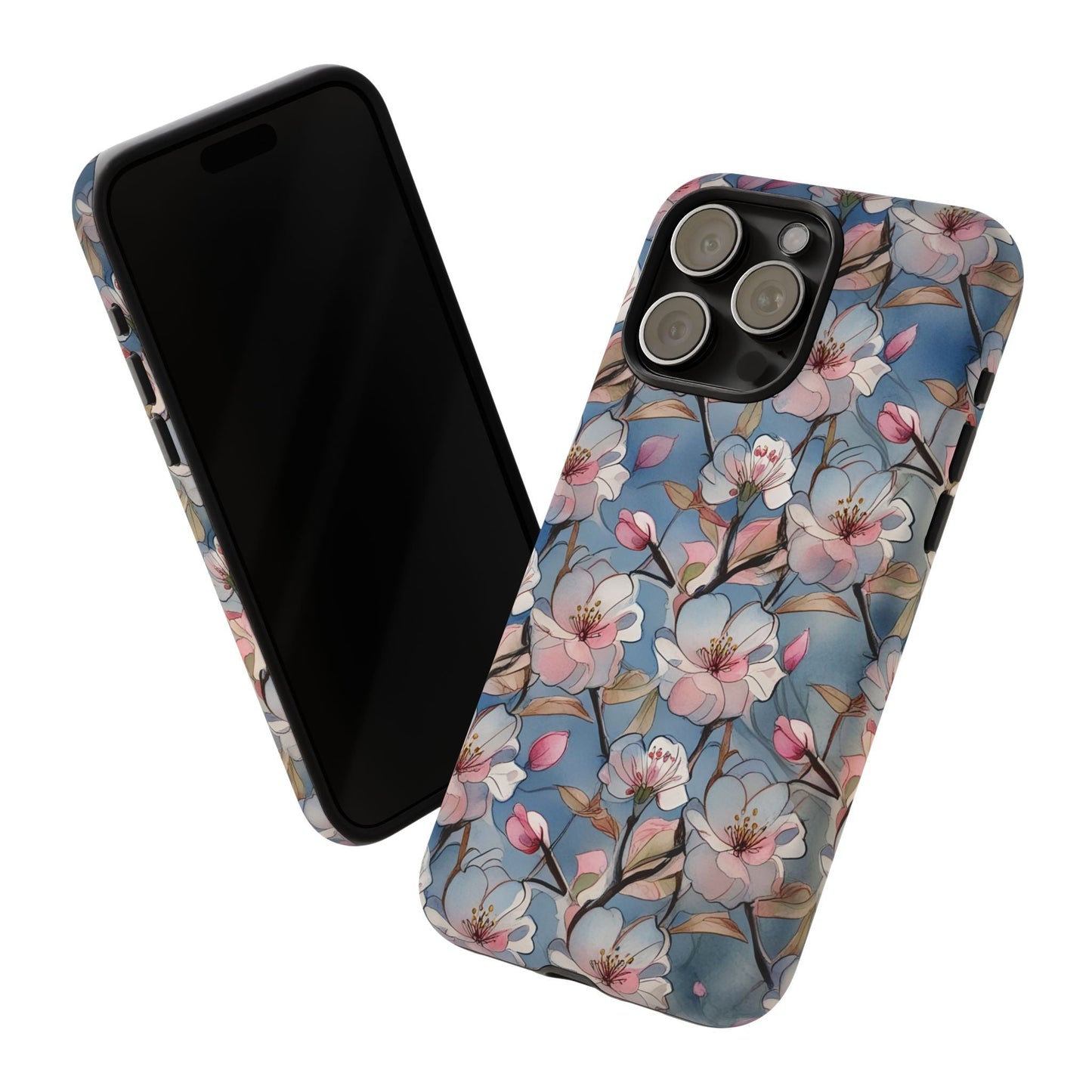 iphone case Sakura Blue Blossoms