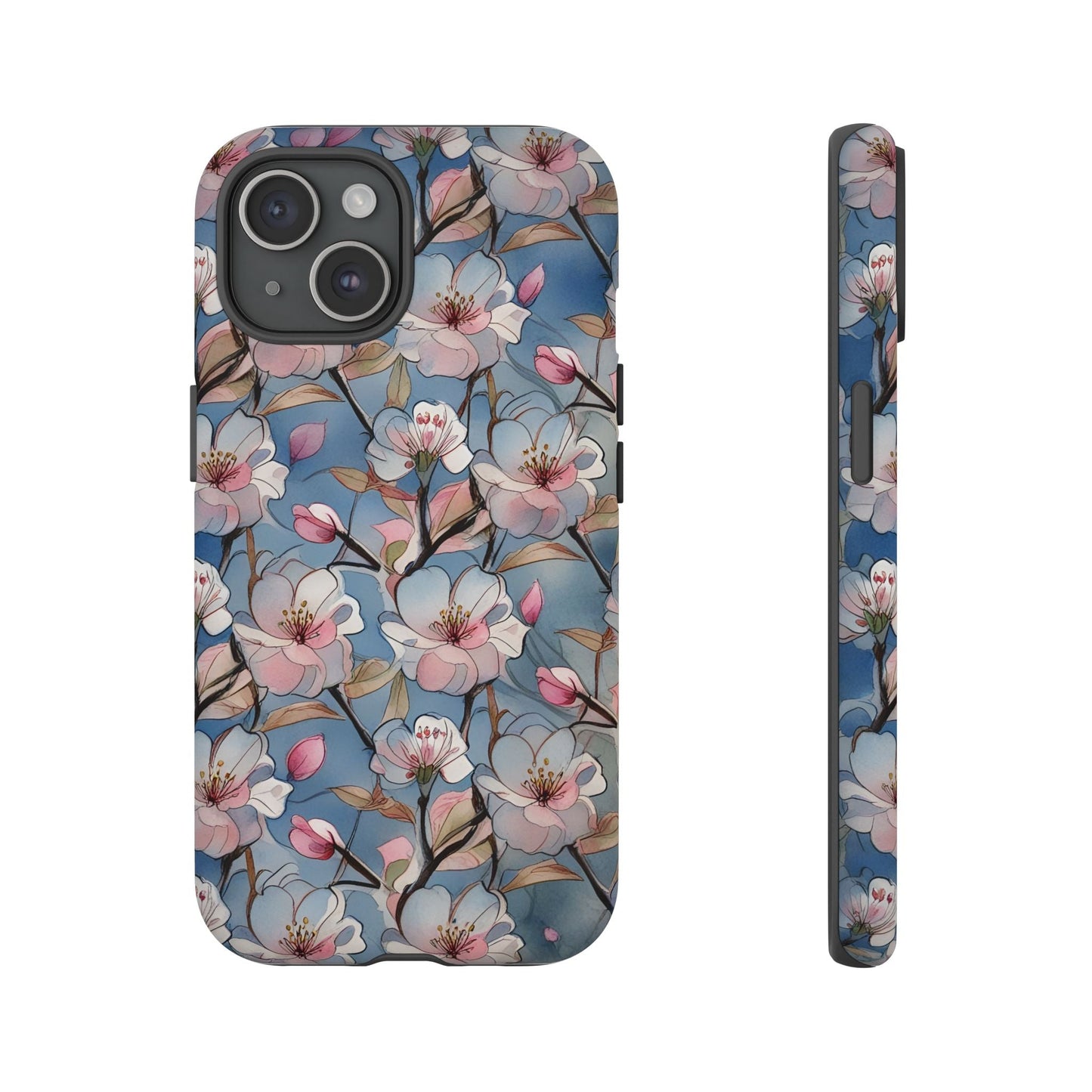 iphone case Sakura Blue Blossoms iPhone 15