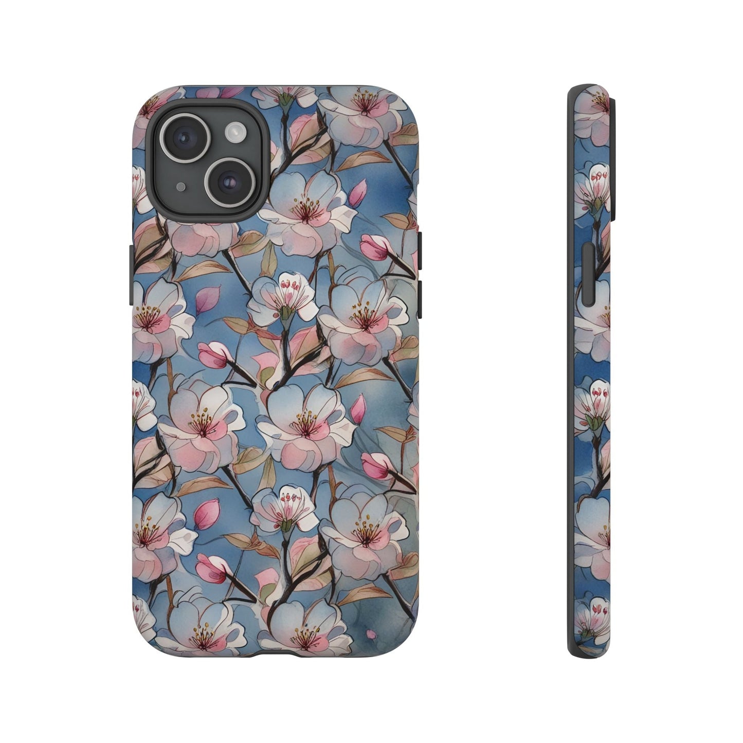 iphone case Sakura Blue Blossoms iPhone 15 Plus