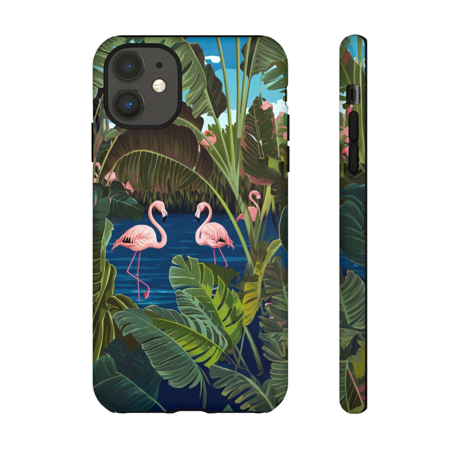 iphone case Tropical Flamingo Lagoon iPhone 11