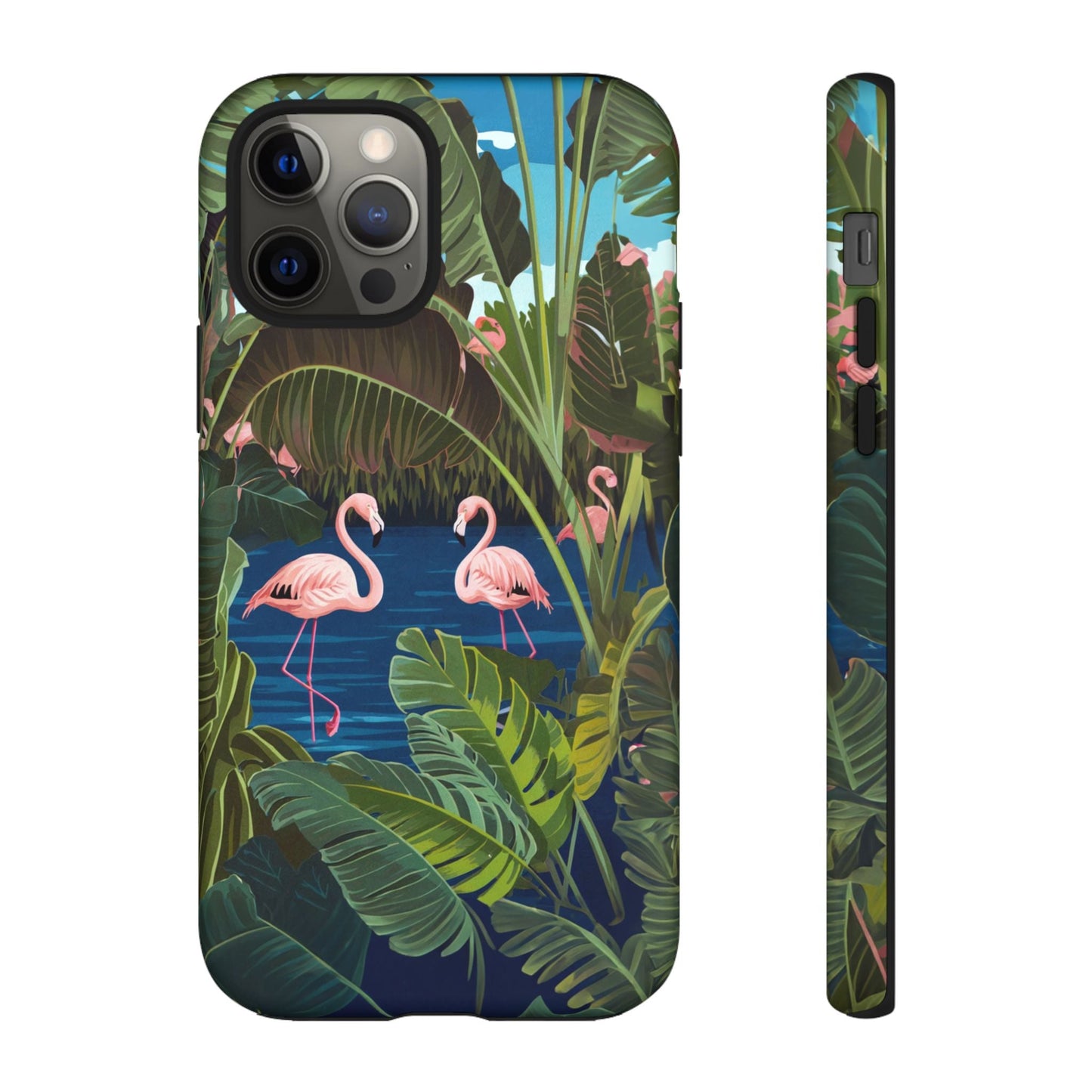 iphone case Tropical Flamingo Lagoon iPhone 12 Pro