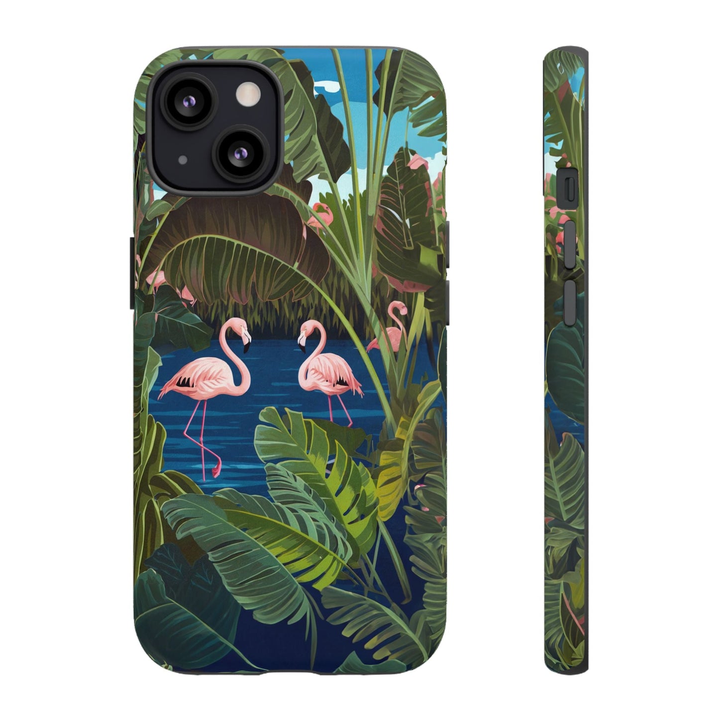 iphone case Tropical Flamingo Lagoon iPhone 13