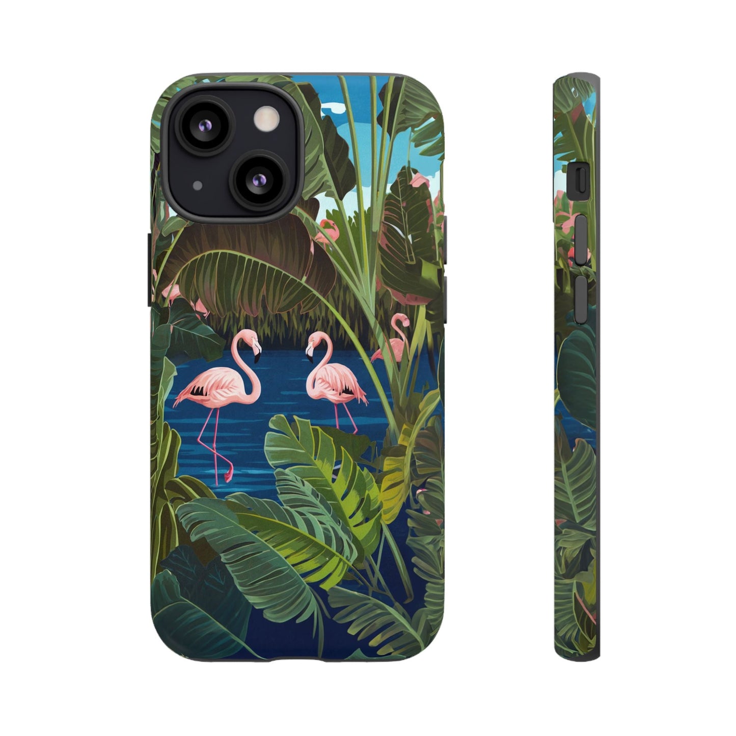 iphone case Tropical Flamingo Lagoon iPhone 13 Mini