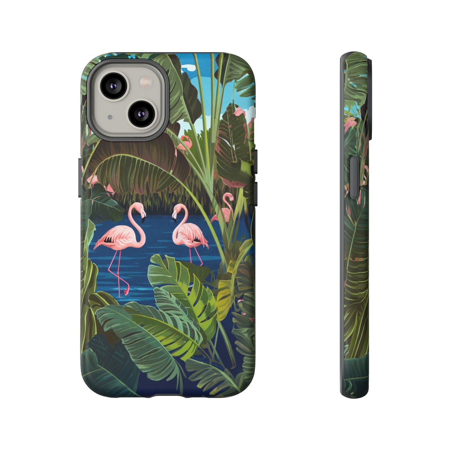 iphone case Tropical Flamingo Lagoon iPhone 14