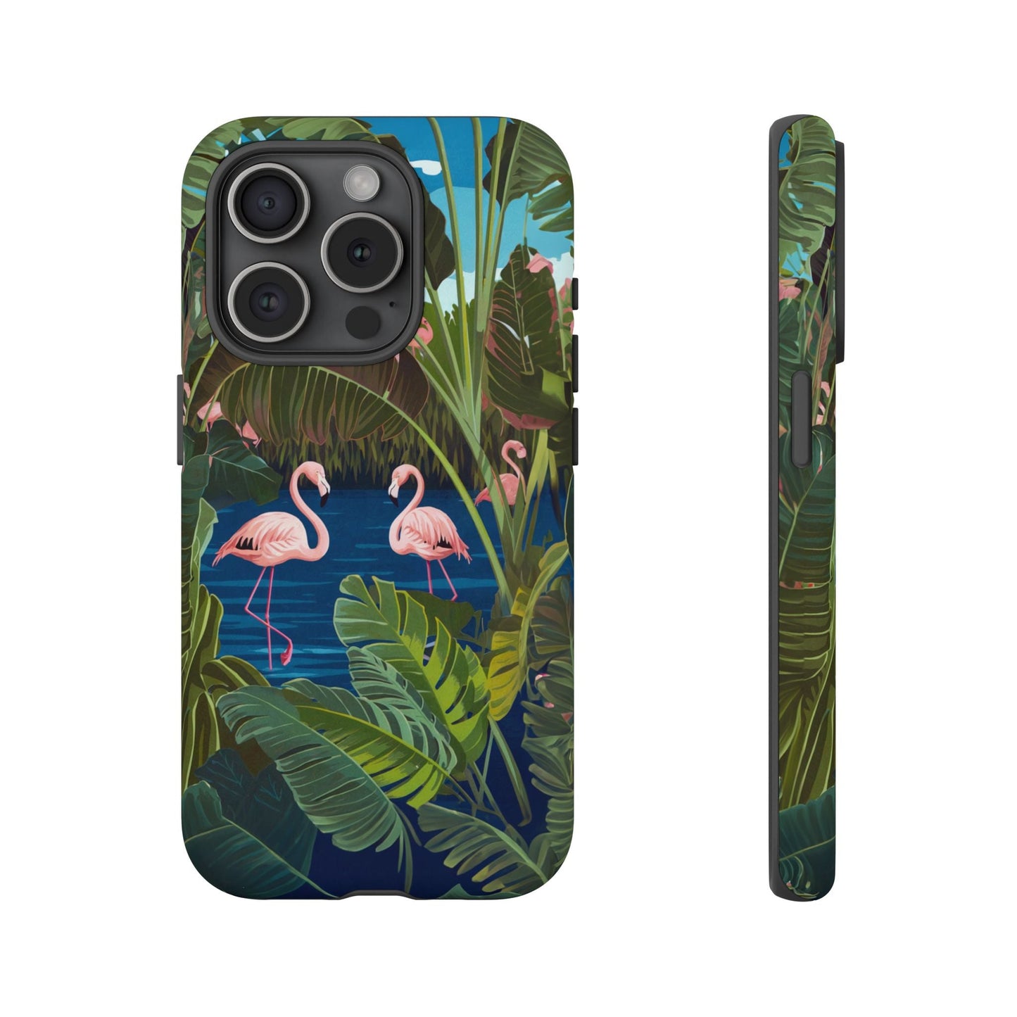 iphone case Tropical Flamingo Lagoon iPhone 15 Pro