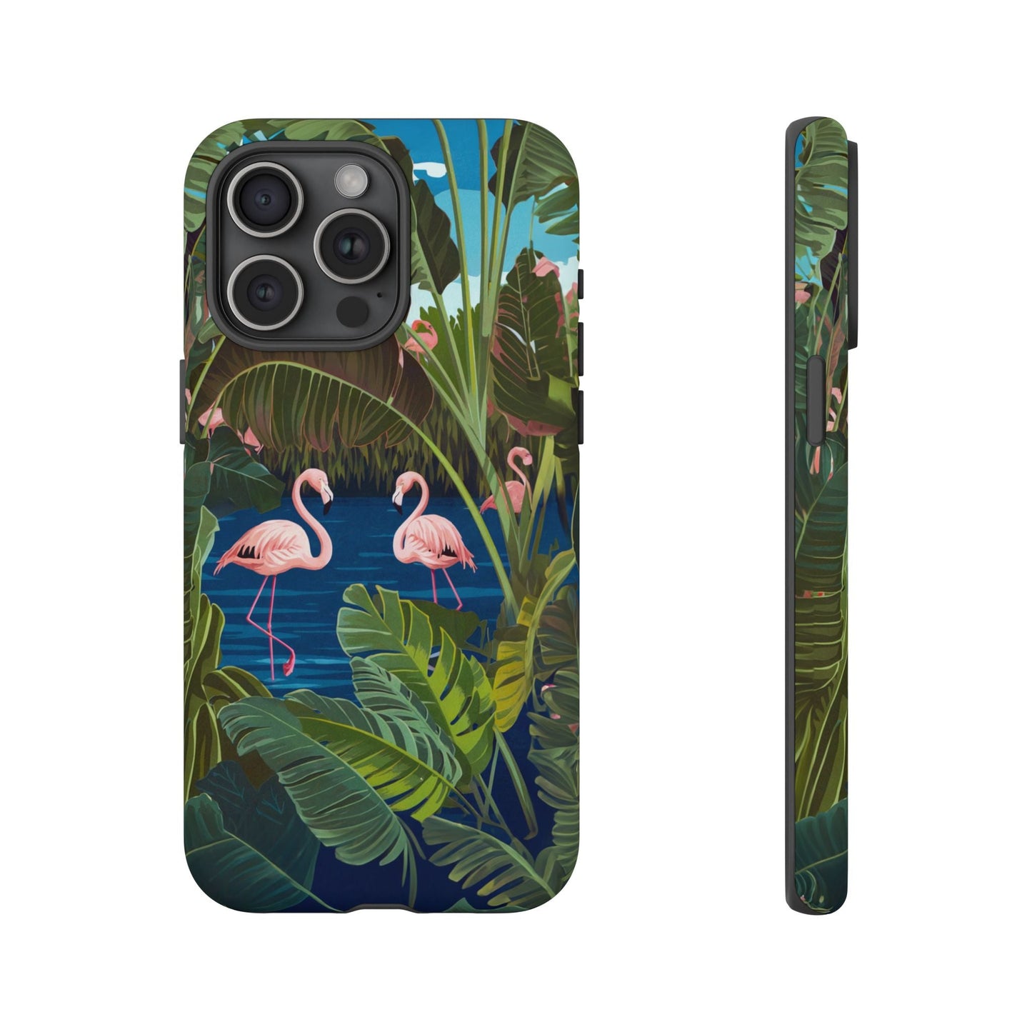iphone case Tropical Flamingo Lagoon iPhone 15 Pro Max