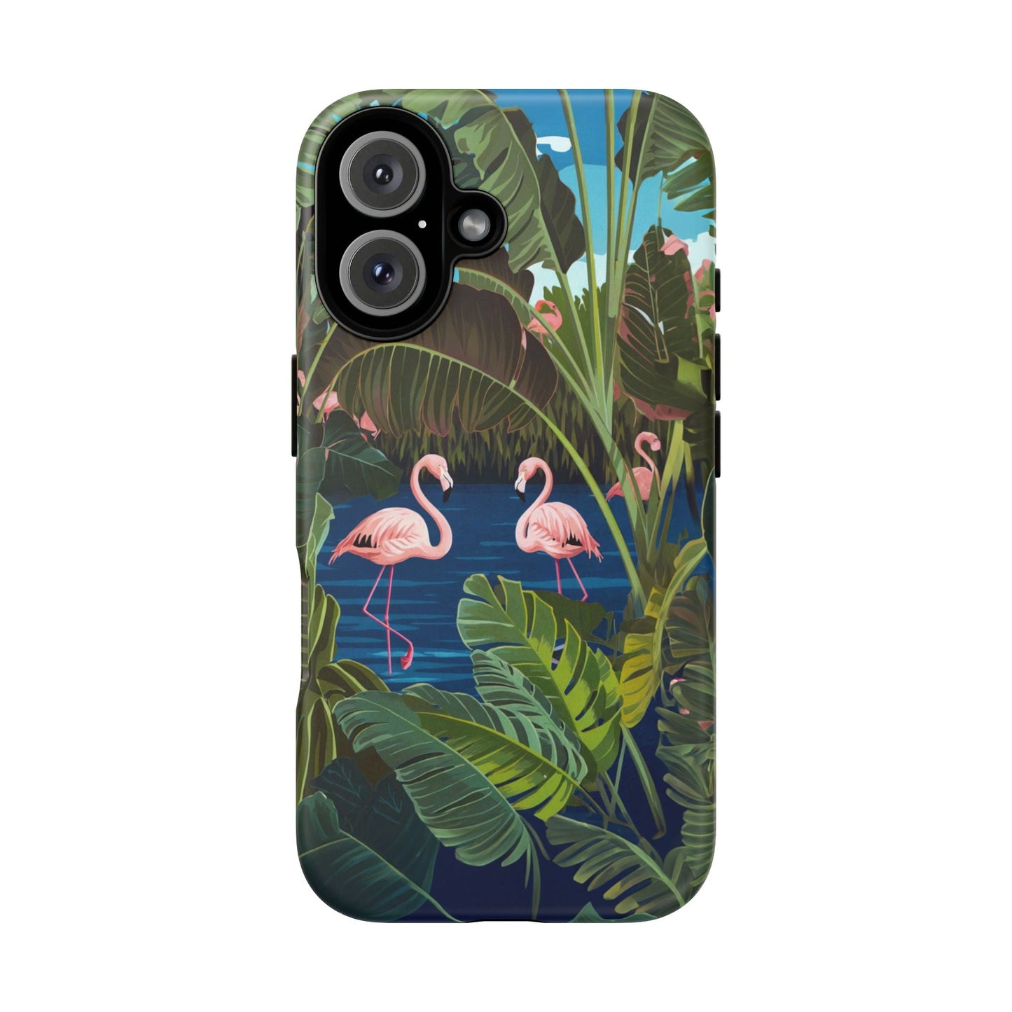 iphone case Tropical Flamingo Lagoon iPhone 16