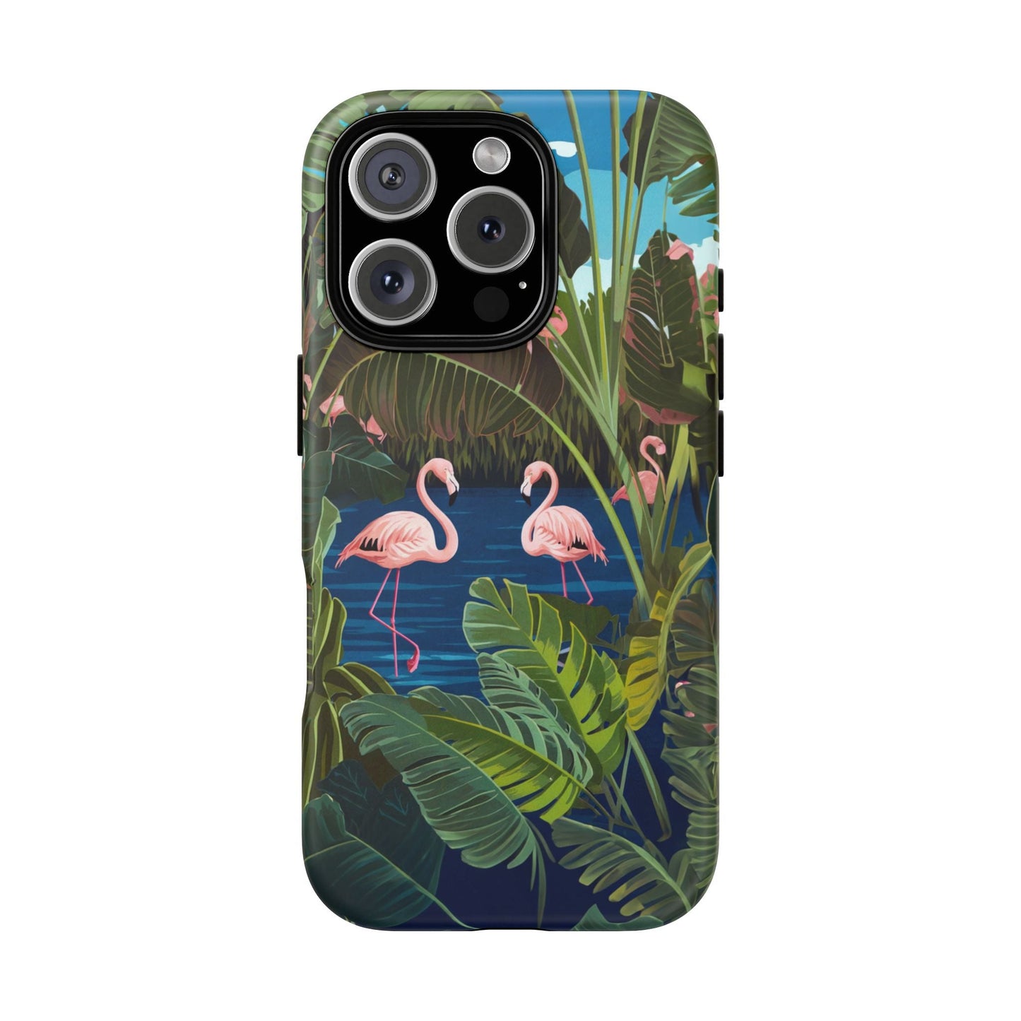 iphone case Tropical Flamingo Lagoon iPhone 16 Pro