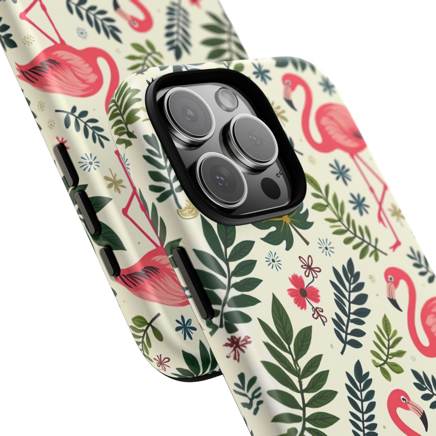 iphone case Tropical Flamingo Pattern