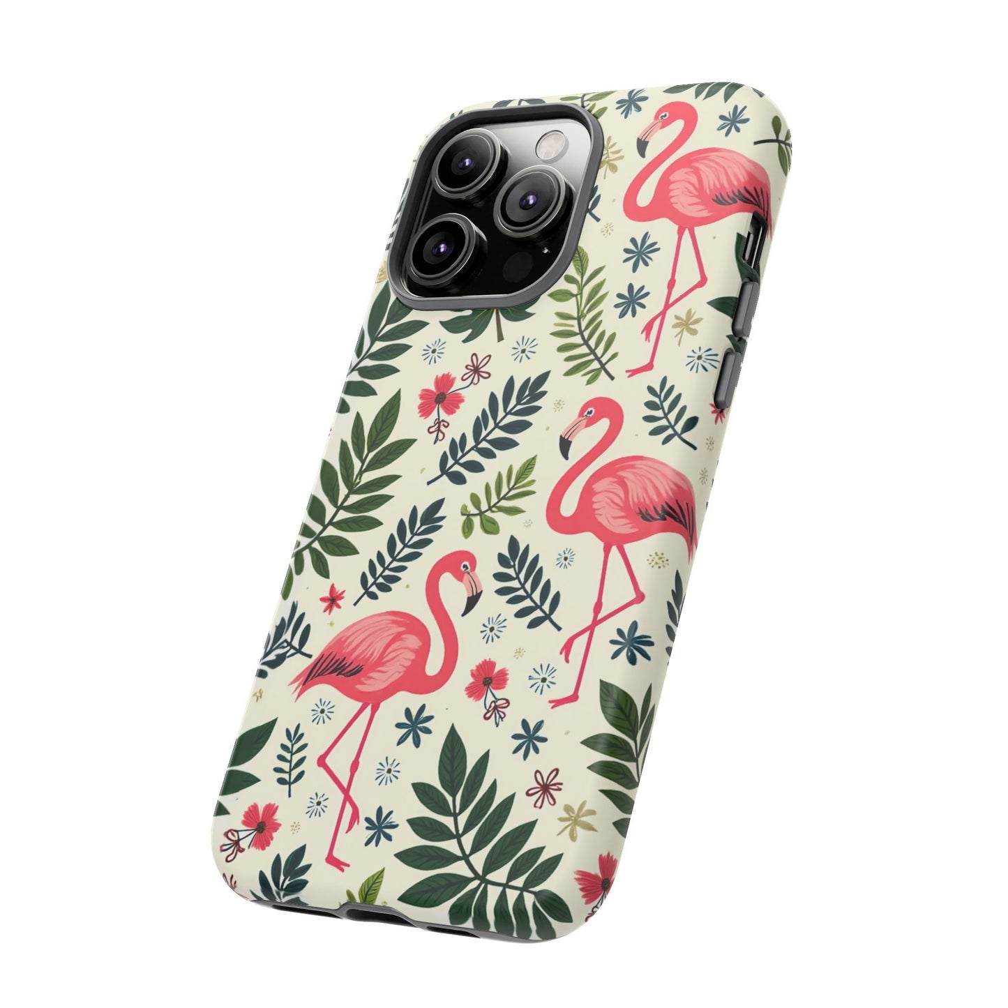 iphone case Tropical Flamingo Pattern