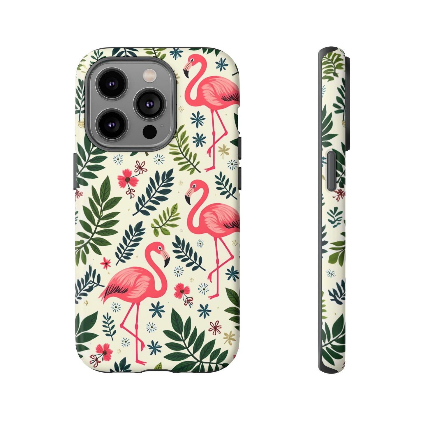 iphone case Tropical Flamingo Pattern iPhone 14 Pro