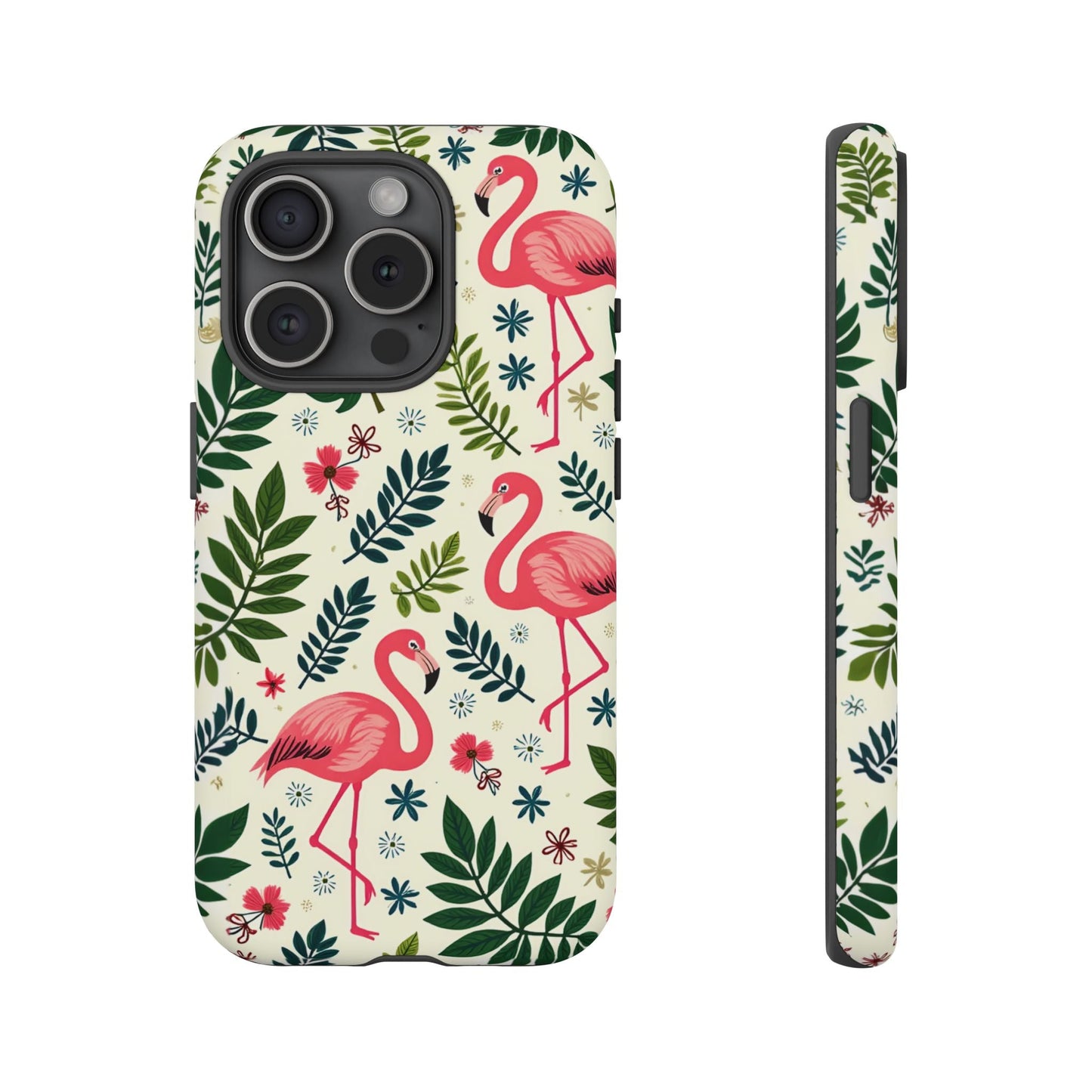 iphone case Tropical Flamingo Pattern iPhone 15 Pro