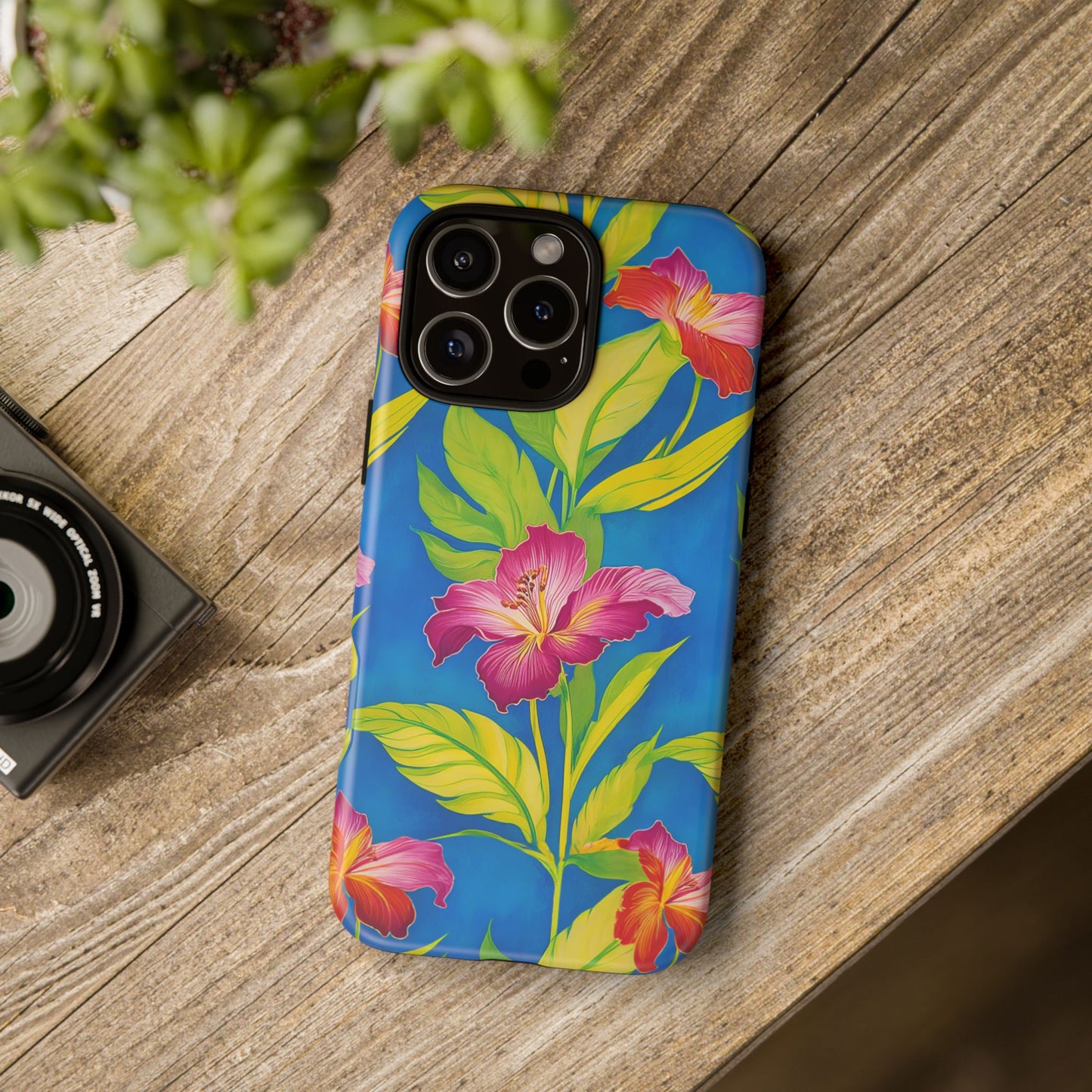 iphone case Tropical Painted Bloom