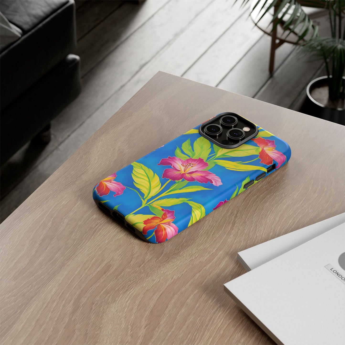 iphone case Tropical Painted Bloom