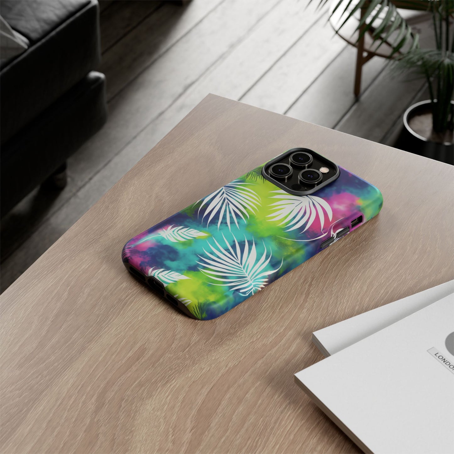 iphone case Tropical Tie-Dye Palms