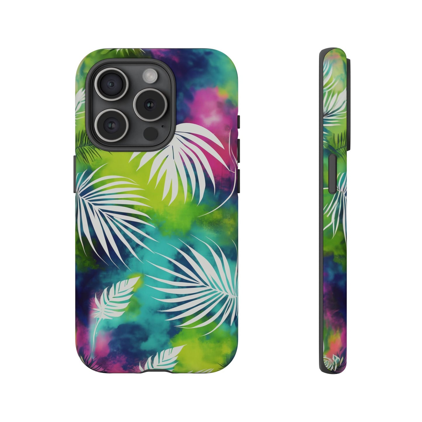 iphone case Tropical Tie-Dye Palms iPhone 15 Pro