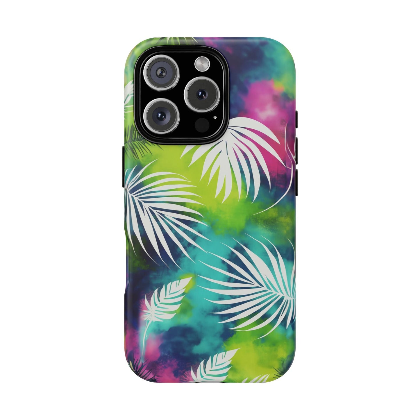 iphone case Tropical Tie-Dye Palms iPhone 16 Pro