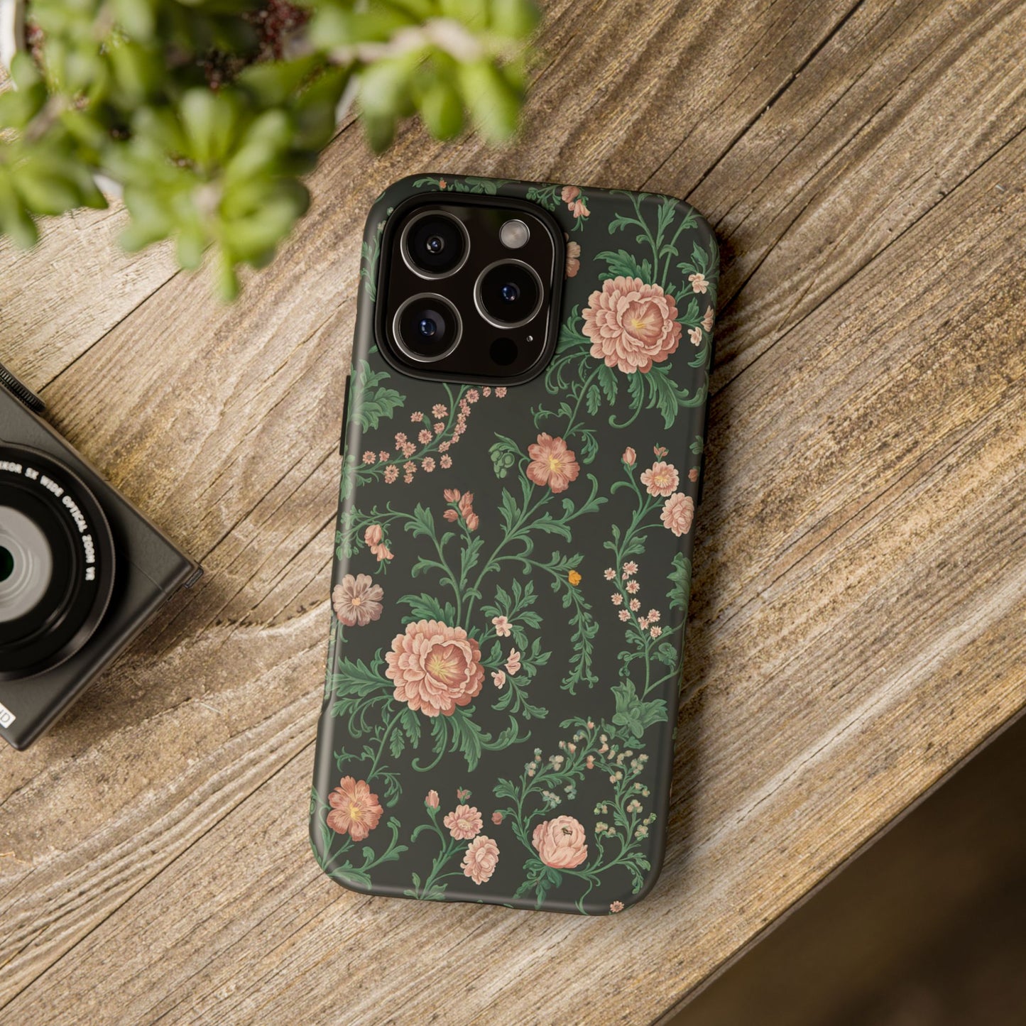 iphone case Vintage Bloom Noir