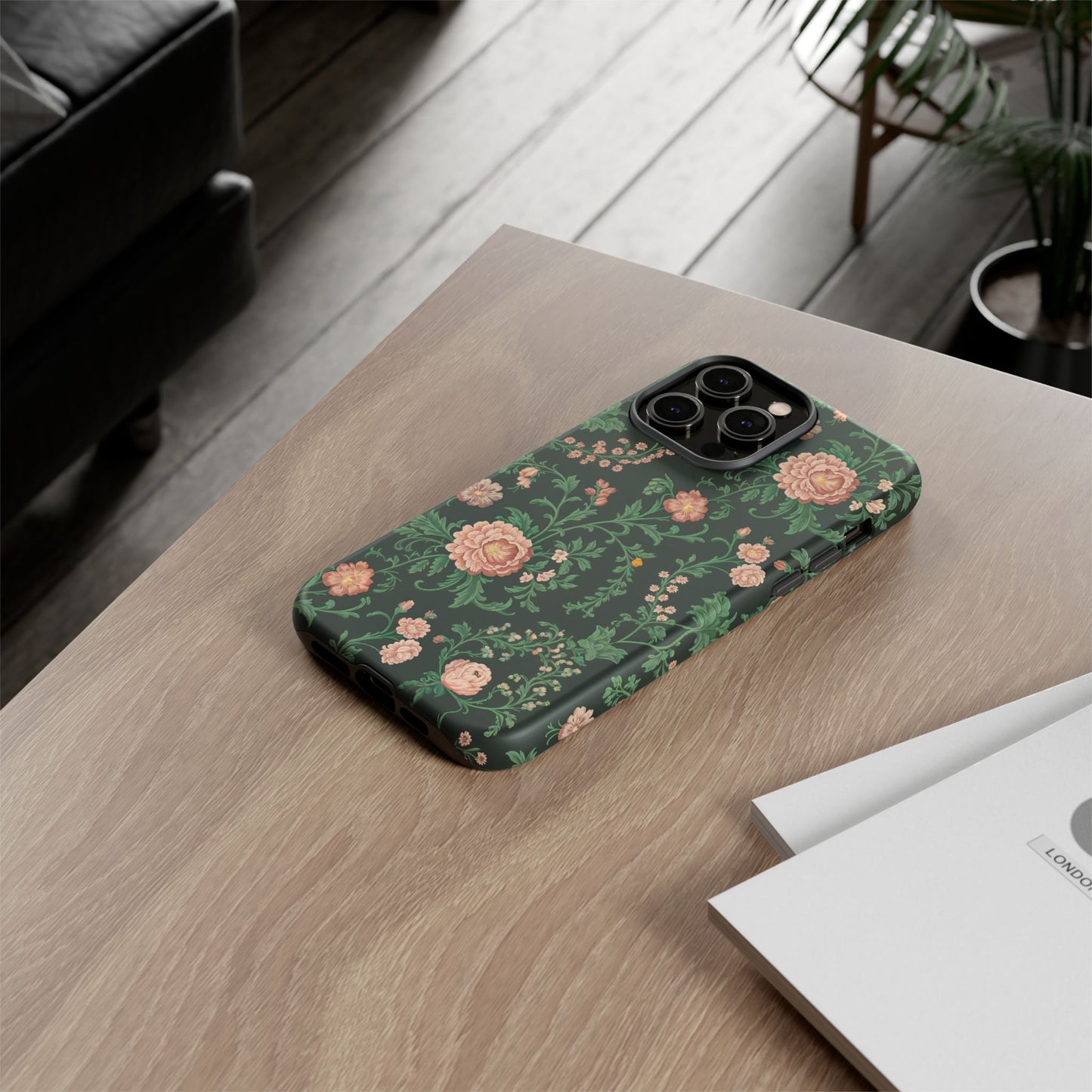 iphone case Vintage Bloom Noir