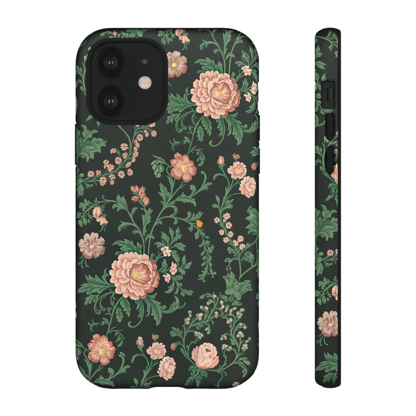 iphone case Vintage Bloom Noir iPhone 12