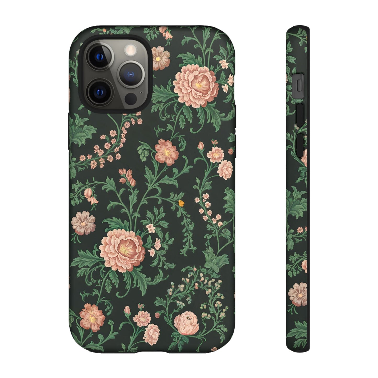 iphone case Vintage Bloom Noir iPhone 12 Pro