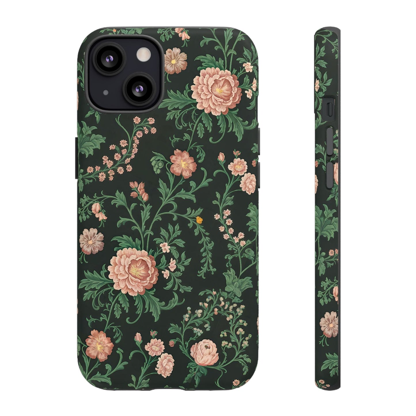 iphone case Vintage Bloom Noir iPhone 13