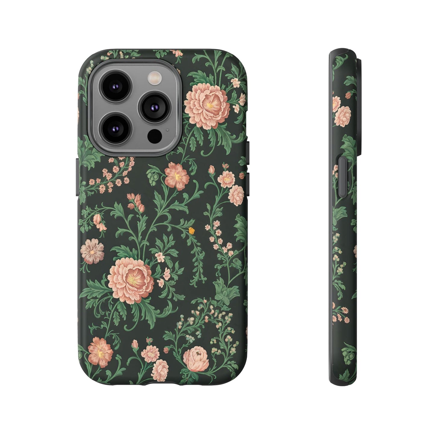 iphone case Vintage Bloom Noir iPhone 14 Pro