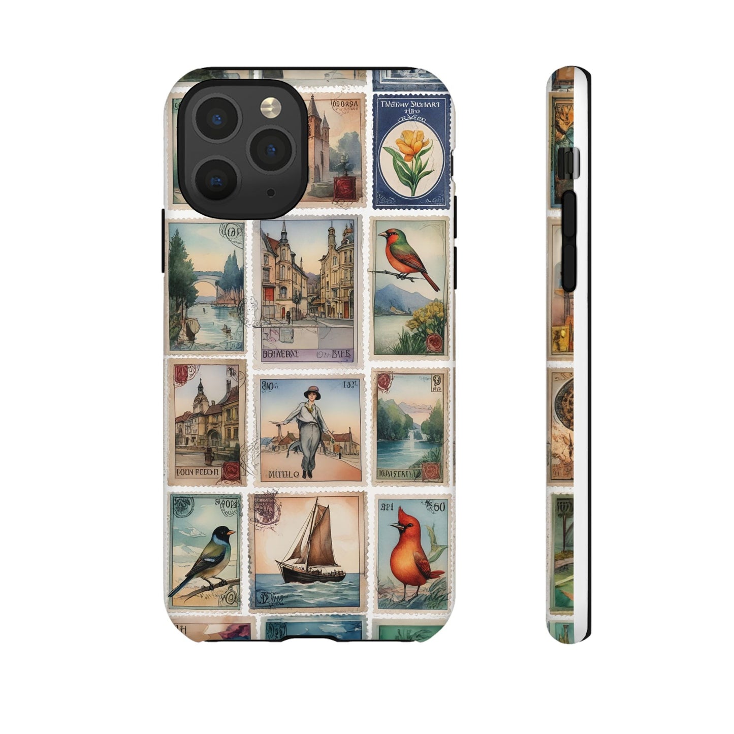 iphone case Vintage European Stamps iPhone 11 Pro
