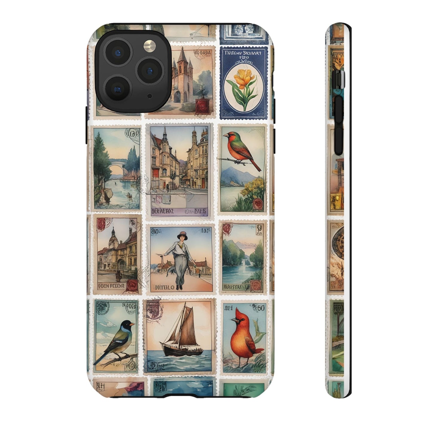 iphone case Vintage European Stamps iPhone 11 Pro Max