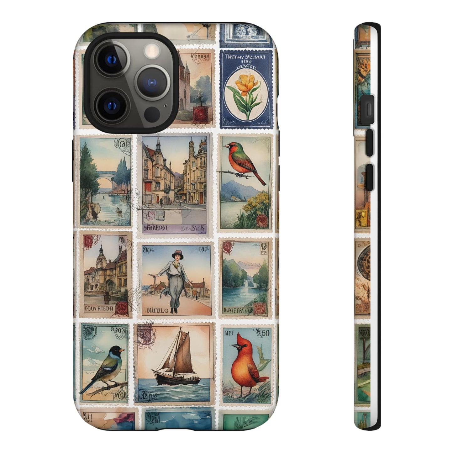 iphone case Vintage European Stamps iPhone 12 Pro Max