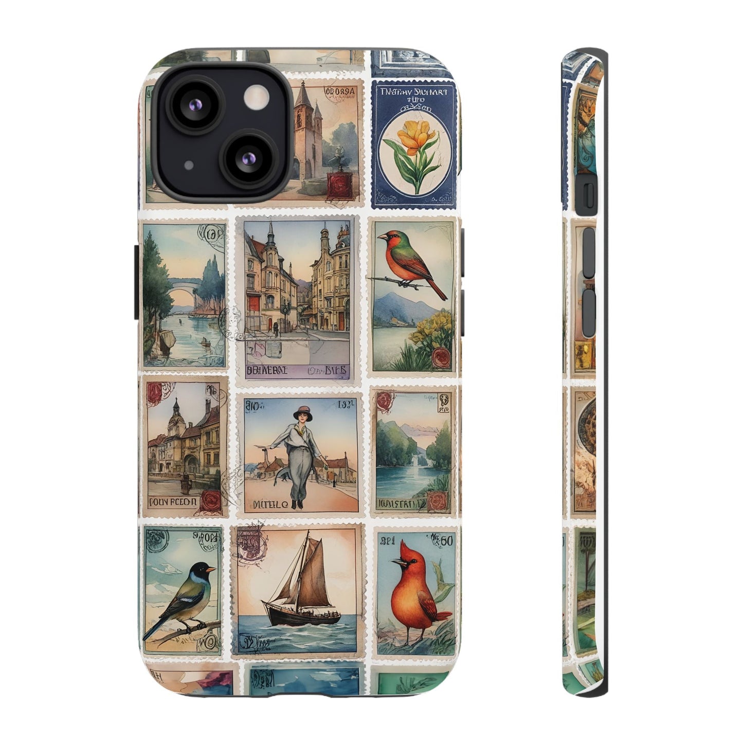 iphone case Vintage European Stamps iPhone 13