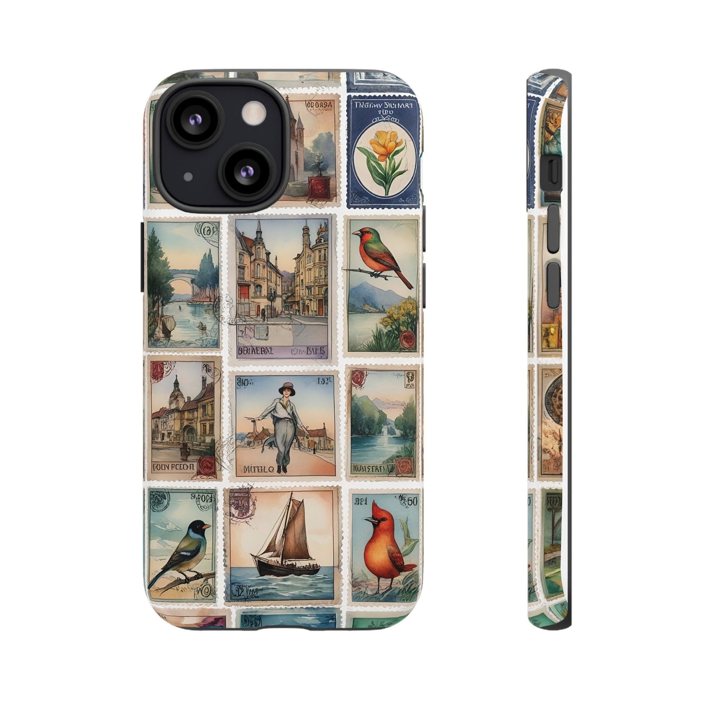 iphone case Vintage European Stamps iPhone 13 Mini