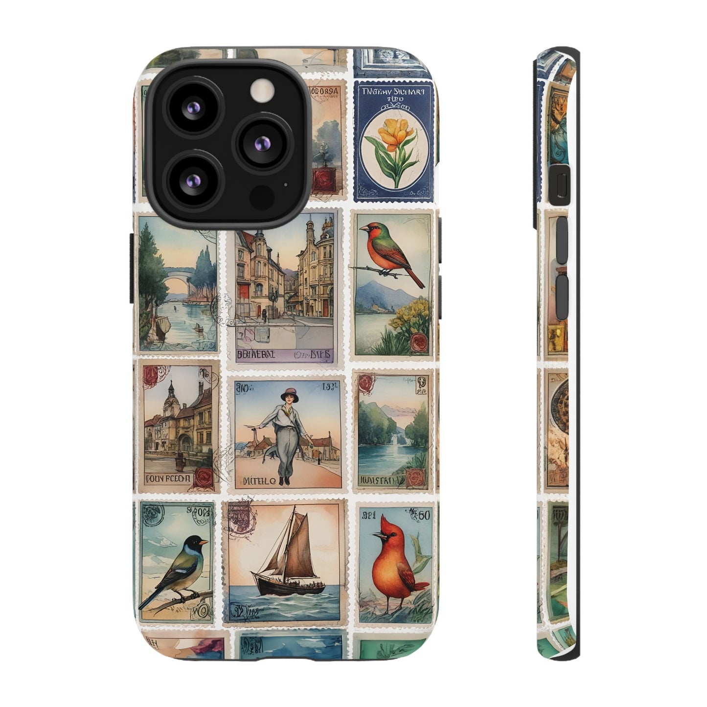 iphone case Vintage European Stamps iPhone 13 Pro
