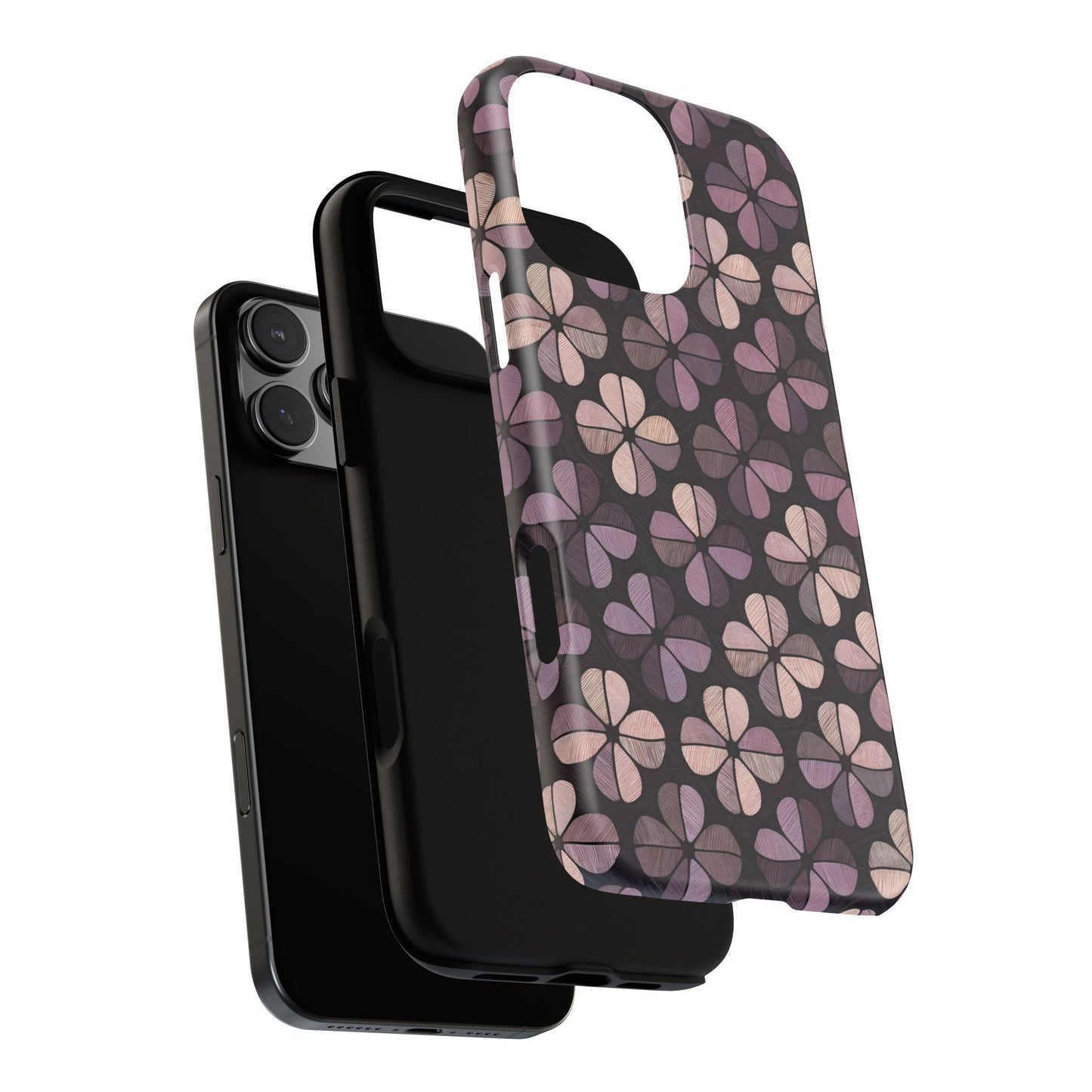 iphone case Violet Blossom Mosaic