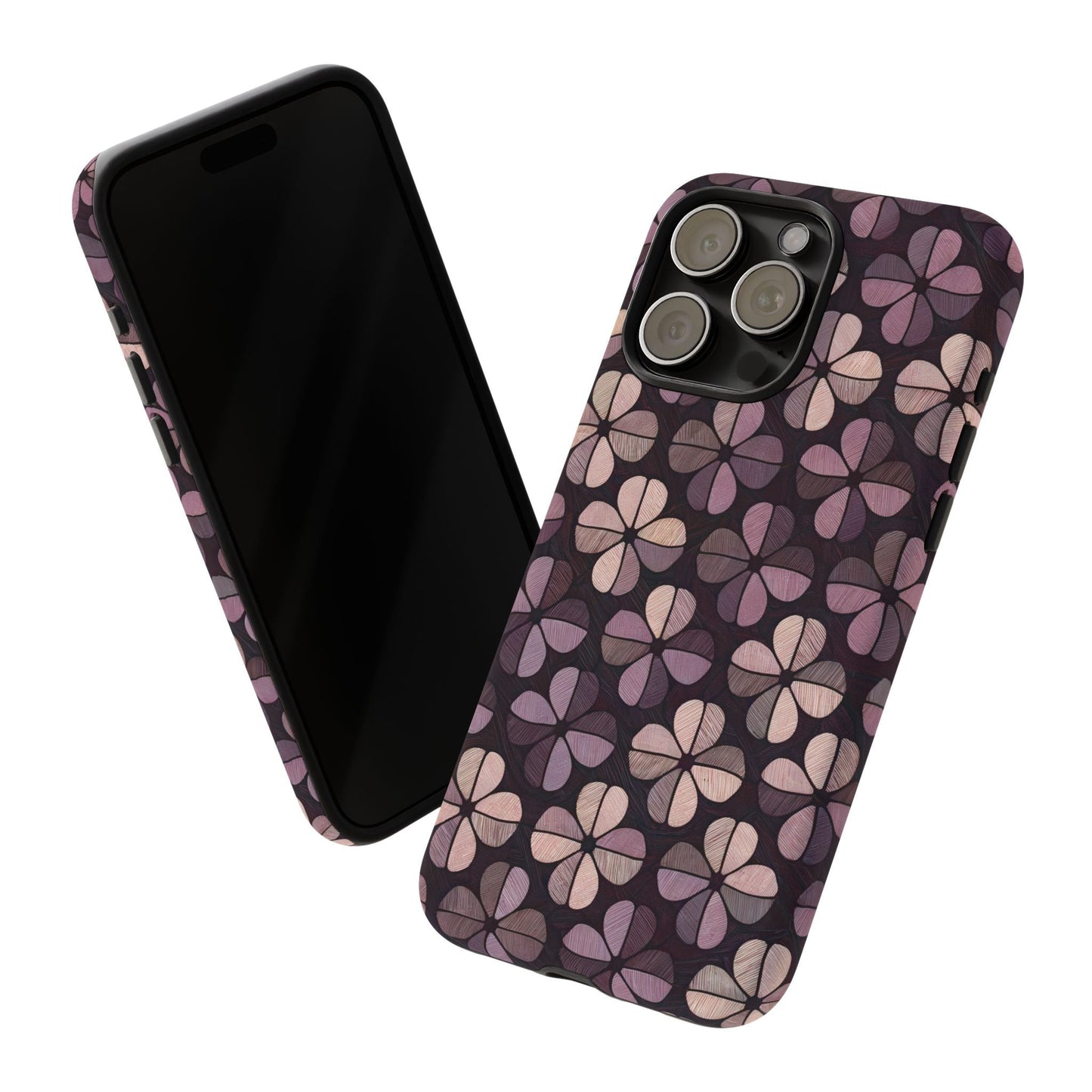 iphone case Violet Blossom Mosaic