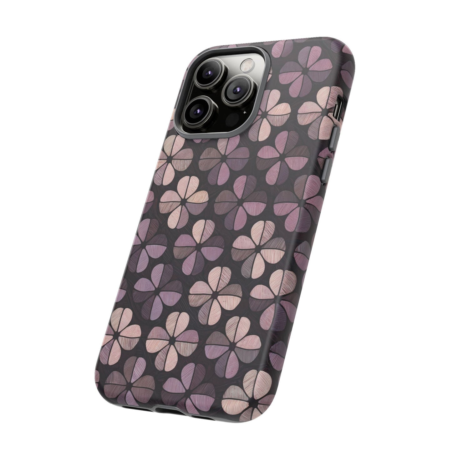 iphone case Violet Blossom Mosaic