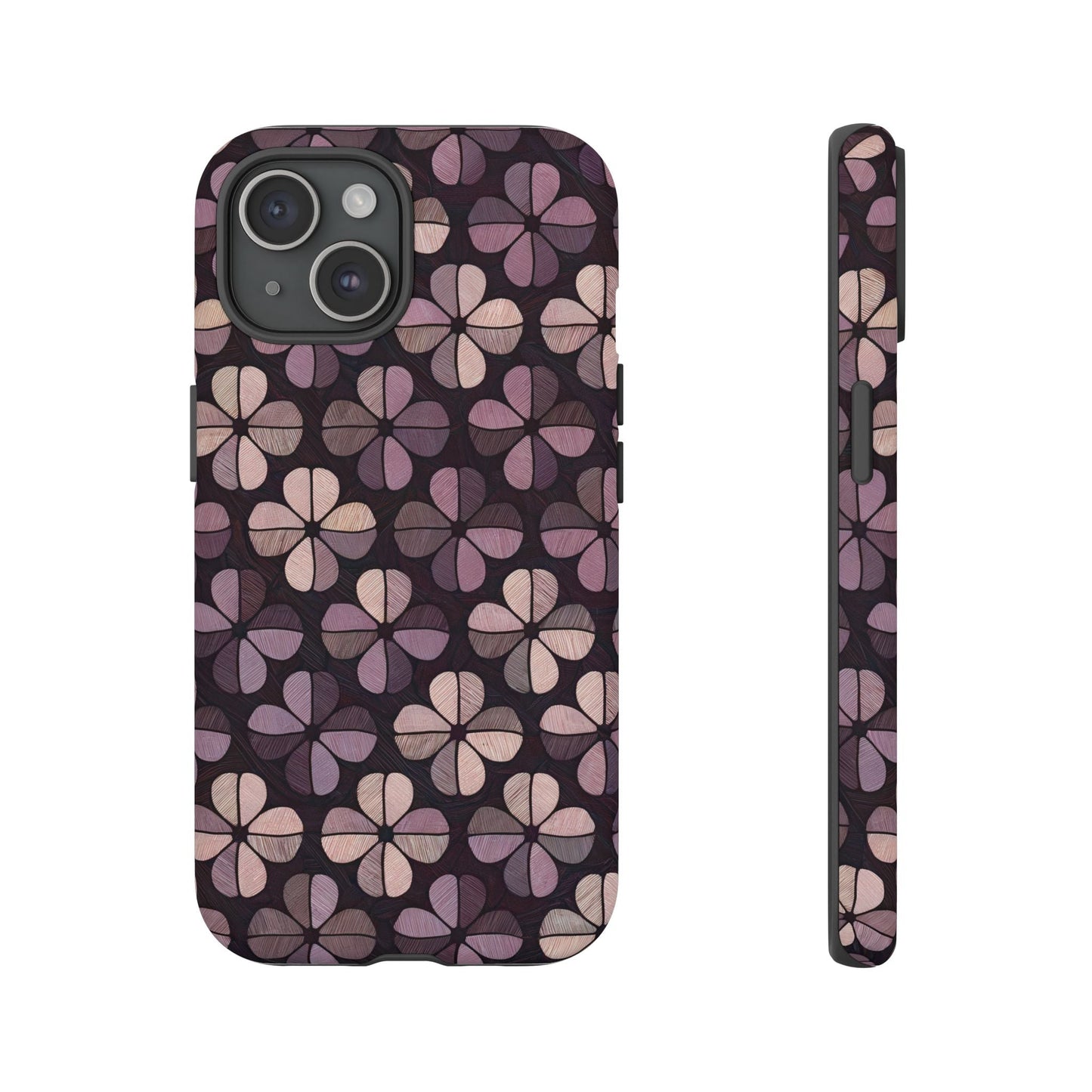 iphone case Violet Blossom Mosaic iPhone 15