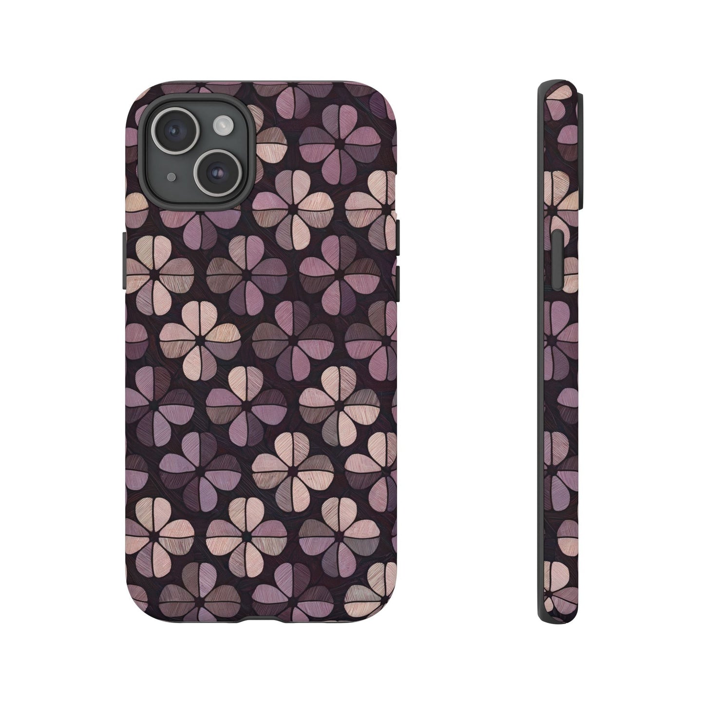 iphone case Violet Blossom Mosaic iPhone 15 Plus