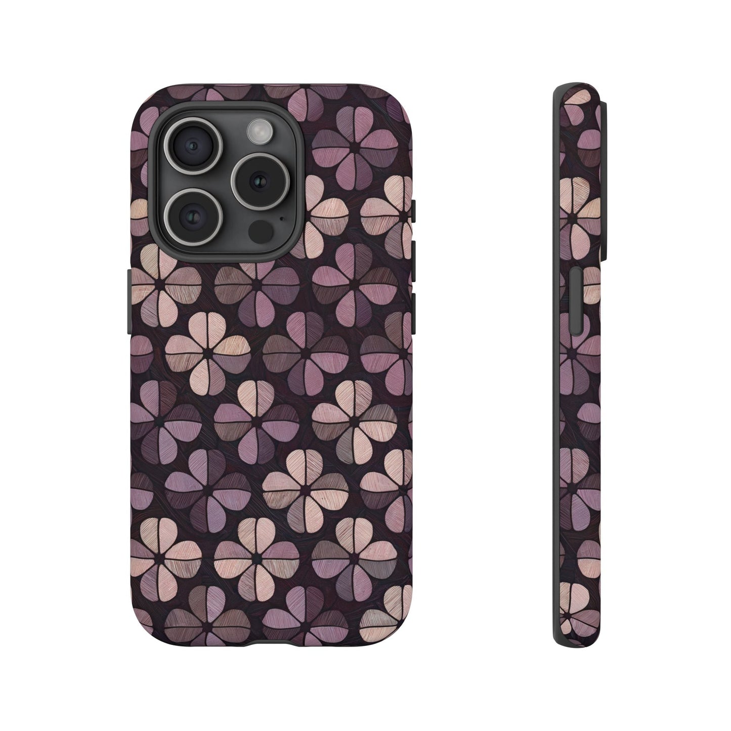 iphone case Violet Blossom Mosaic iPhone 15 Pro